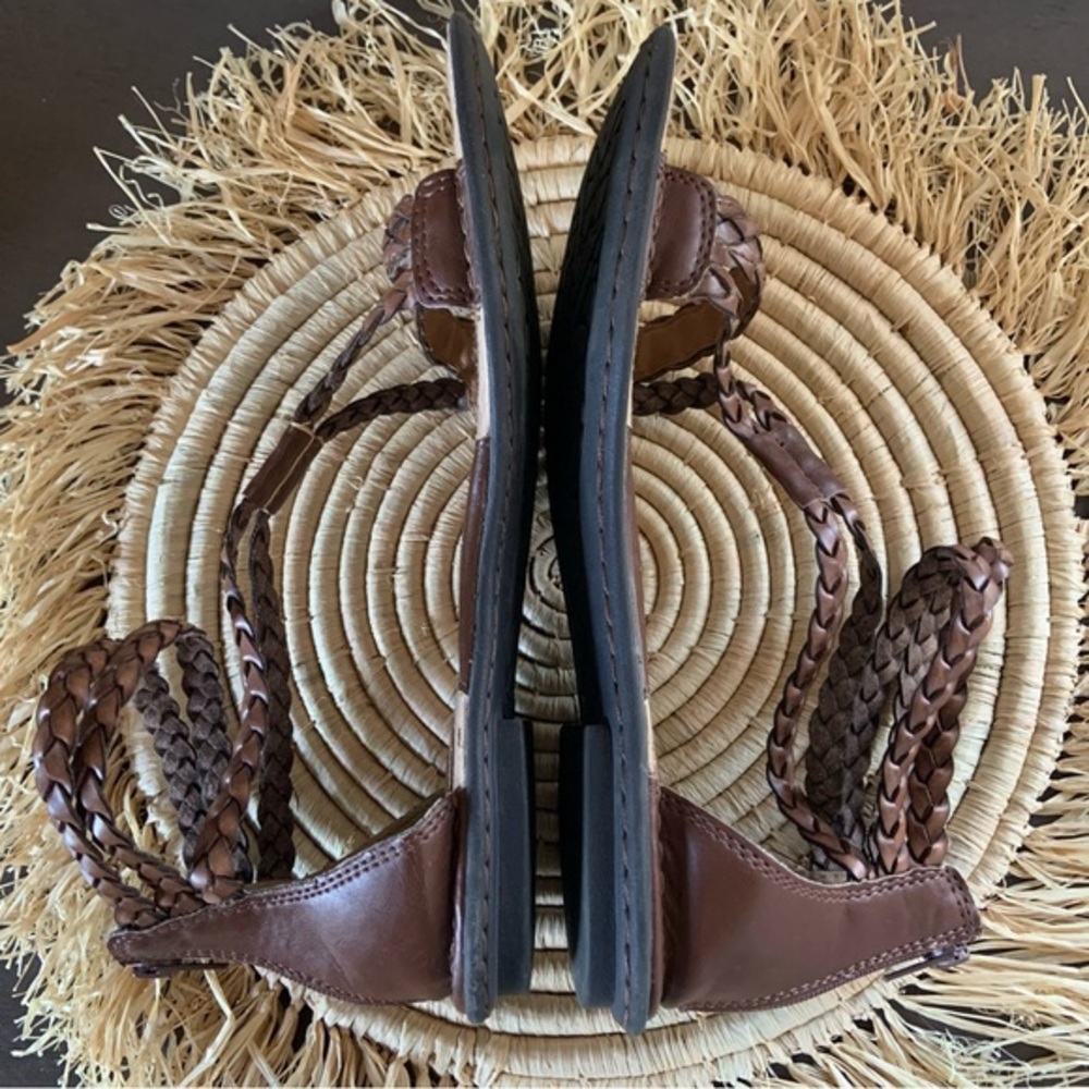 B.O.C. Women’s Macedonia Brown Leather Gladiator Sandals Size 8 - Picture 10 of 16
